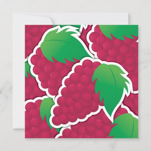 Funky red grapes (Back)