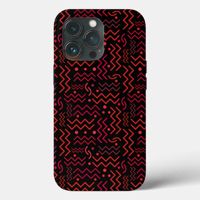 Funky Red Memphis Design OtterBox Samsung Galaxy C Case-Mate iPhone Case (Back)