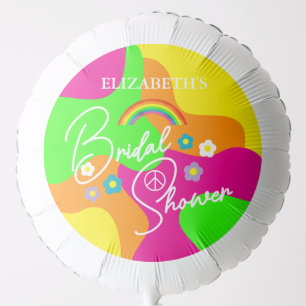 Funky Retro Bridal Shower Balloon