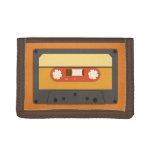 Funky retro cassette tape wallet