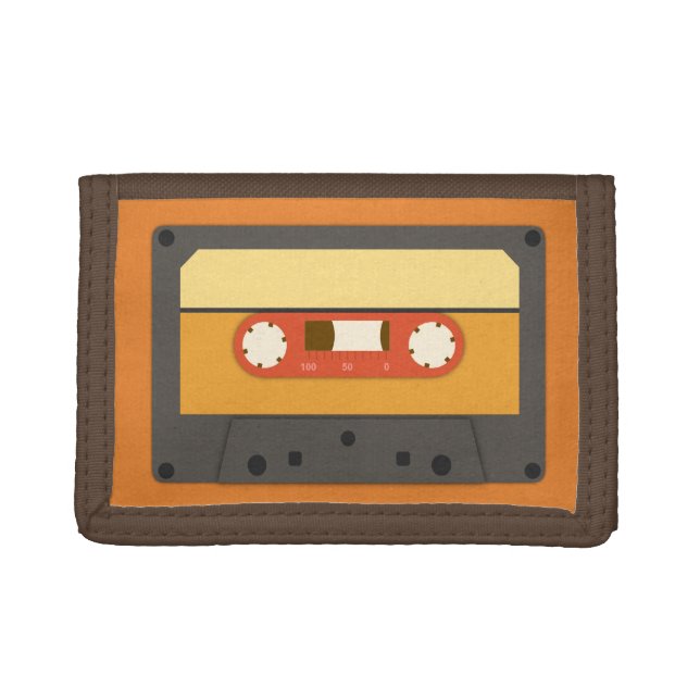 Funky retro cassette tape wallet (Front)