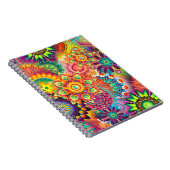 Funky Retro Pattern Abstract Bohemian Notebook | Zazzle