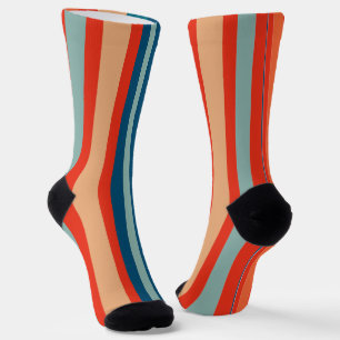 Funky Retro Striped Socks