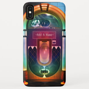 Funky Rock And Roll Jukebox Music iPhone XS Max Case