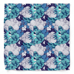Funky Seashell Pattern Bandana