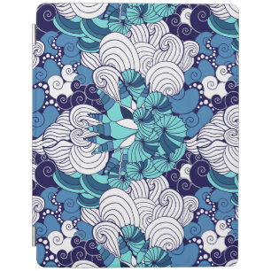 Funky Seashell Pattern iPad Smart Cover