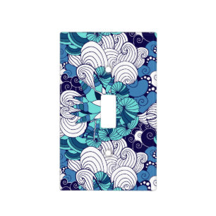 Funky Seashell Pattern Light Switch Cover