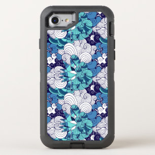 Funky Seashell Pattern OtterBox Defender iPhone SE/8/7 Case