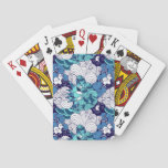 Funky Seashell Pattern Poker Cards