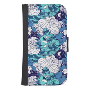 Funky Seashell Pattern Phone Wallet