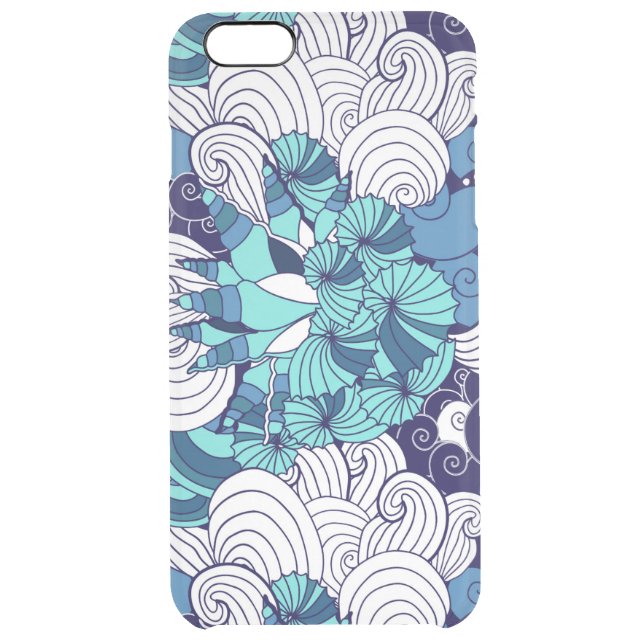 Funky Seashell Pattern Uncommon iPhone Case (Back)