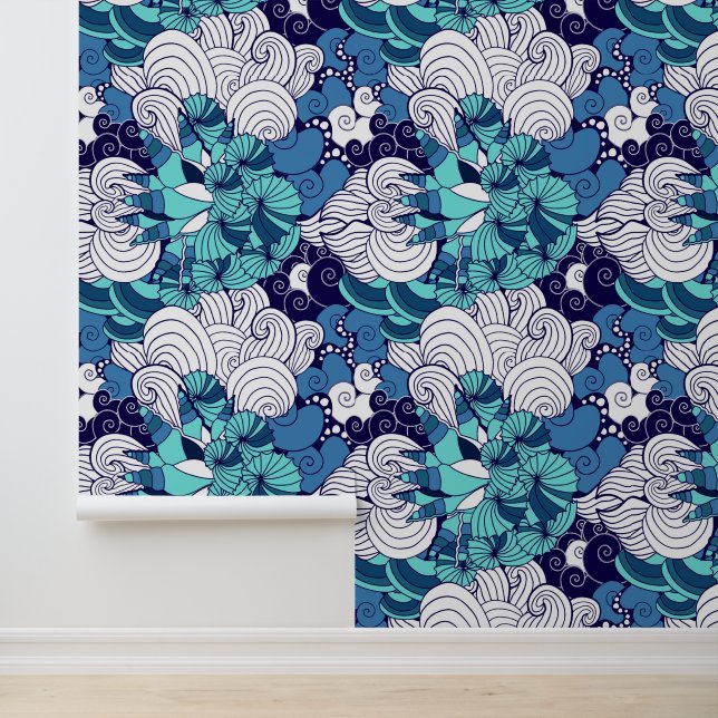 Funky Seashell Pattern Wallpaper (Application)