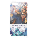 Funky Seashell Pattern | Your Photo &amp; Text iPhone 8 Plus/7 Plus Case