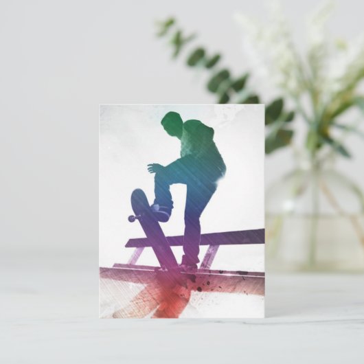 Funky Skateboarder Skate Kid (Standing Front)