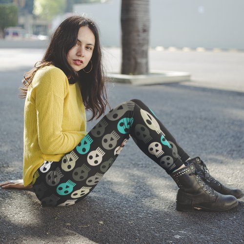 Funky Skull Leggings