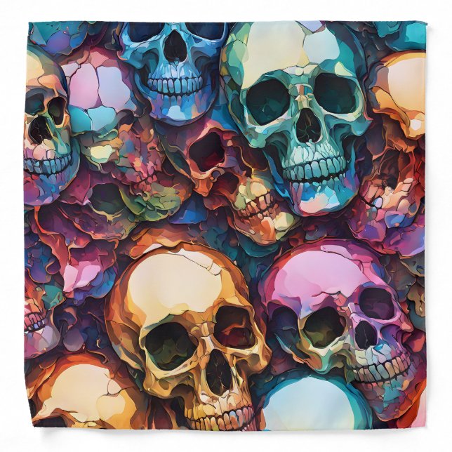 Funky Skulls Bandana (Front)