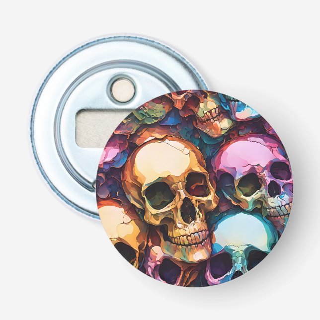 Funky Skulls Bottle Opener (Front)