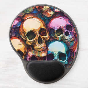 Funky Skulls Gel Mouse Pad