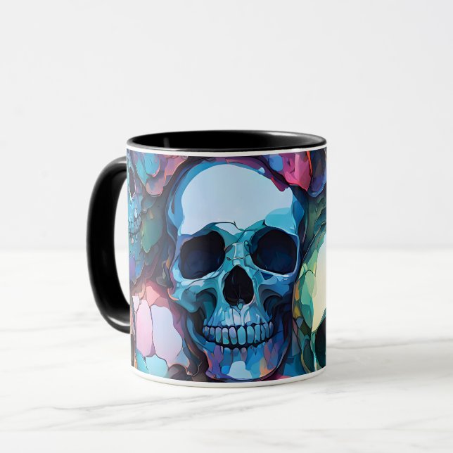 Funky Skulls Mug (Front Left)