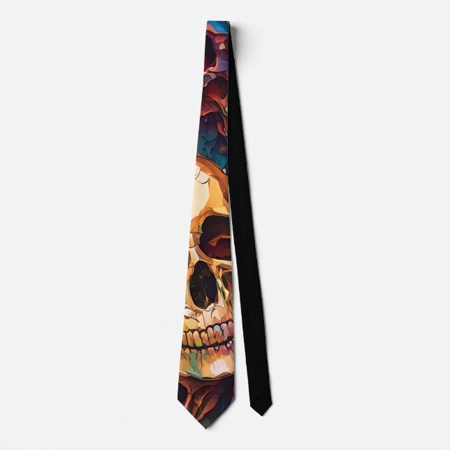 Funky Skulls Neck Tie (Front)