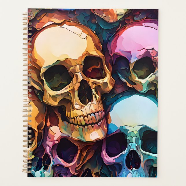 Funky Skulls Planner (Front)