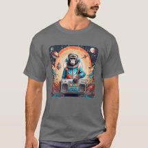 Funky Space Monkey: Vintage Portrait 