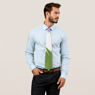 Funky Spiky ZigZag Abstract Genderqueer Pride Flag Neck Tie