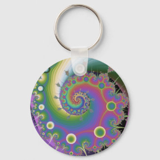 Funky Spiral Keychain