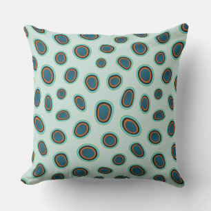 Funky Spots Mandarin Fish Print Throw Pillow
