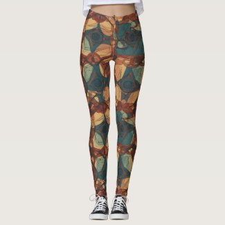 Funky squiggle leggings