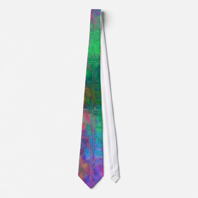 funky stained glass tie (Front)