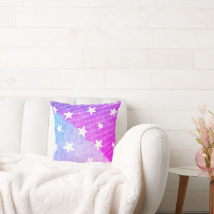 Funky Star Throw Pillow