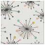 Funky Starburst Pattern Atomic Mid-century Modern Fabric