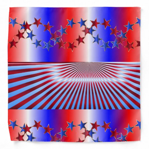 Funky Stars  Stripes Bandana