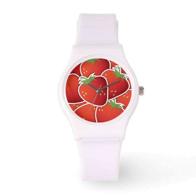Funky strawberries watch (Front)