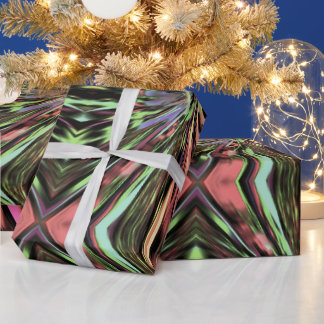 Funky Stretch Pattern Wrapping Paper