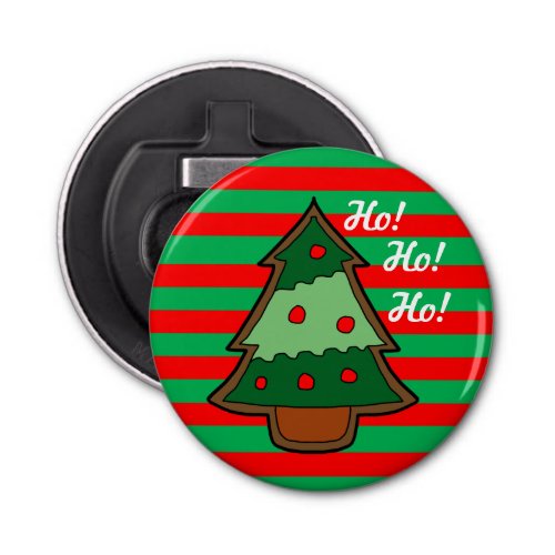 Funky Stripes and Christmas Tree Bottle Opener
