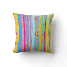 Funky Stripes Pillow