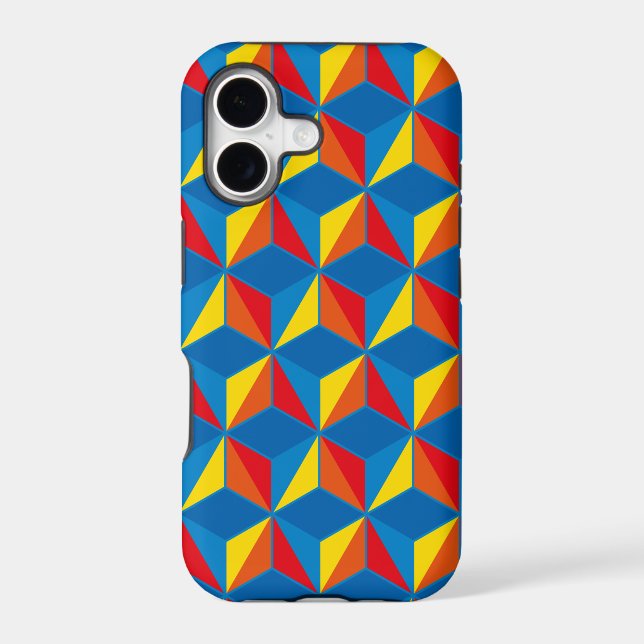 Funky Summer Retro Dive into Multicolor Iphone Case (Back)