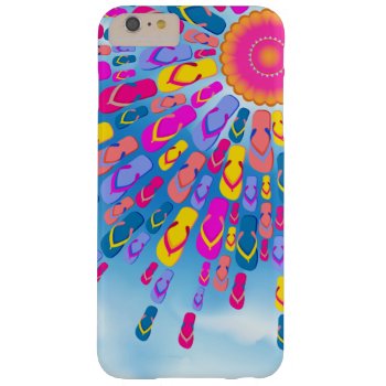 Funky Summer Sun Flip-flops Rays Barely There Iphone 6 Plus Case by zlatkocro at Zazzle