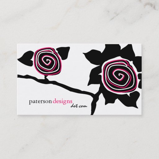 Customizable Funky Sunflower Business Cards