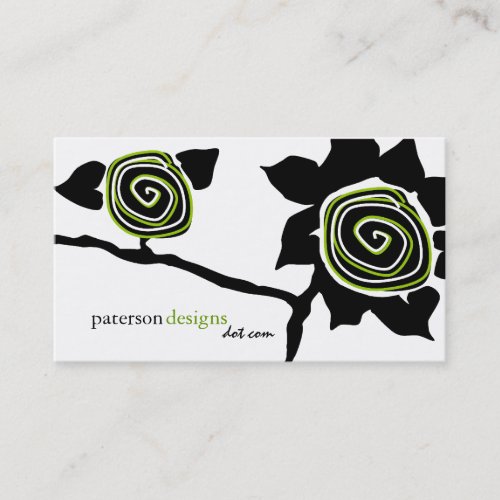 Funky Sunflower Business Cards