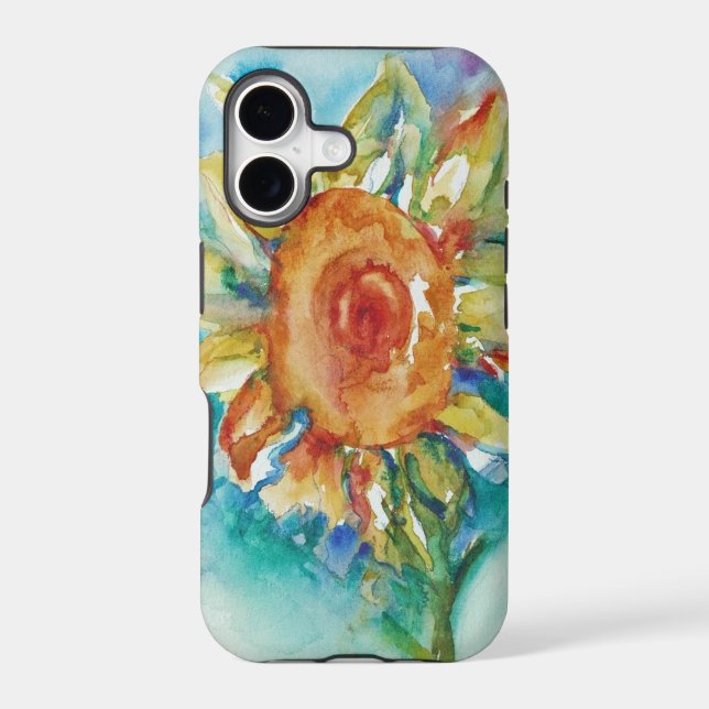 Funky Sunflower Iphone Case (Back)