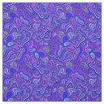 Funky Swirled Abstract Purple Fabric