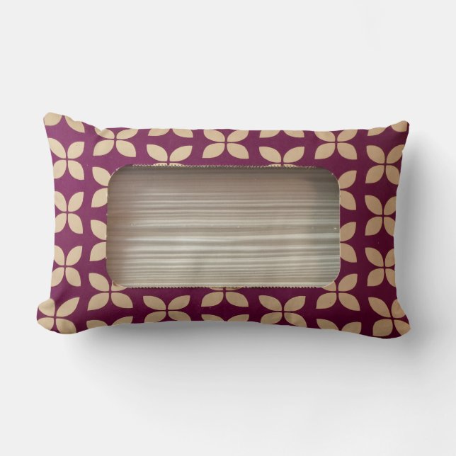 Funky Tissue Box Lumbar Pillow (Front)
