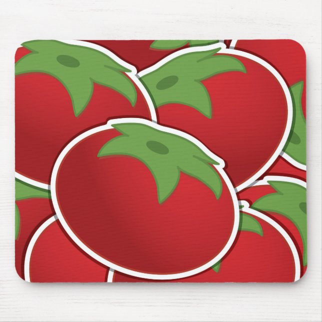 Funky tomato mouse pad (Front)