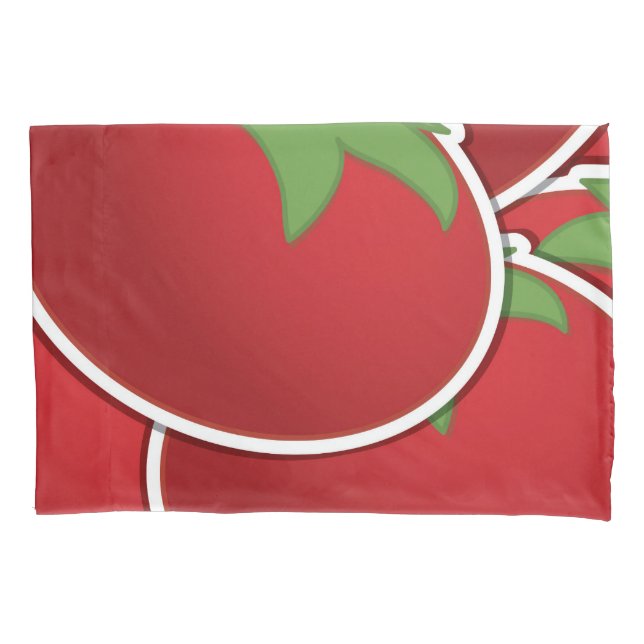 Funky tomato pillow case (Front)