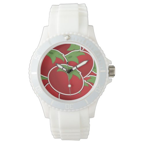 Funky tomato wrist watch