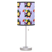 Funky Toucan Primitive Art Lamp (Left)