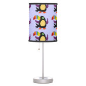 Funky Toucan Primitive Art Lamp (Right)